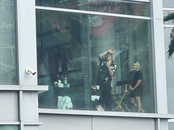When Darly Dixon Waves From The Window At San Diego Comic-Con