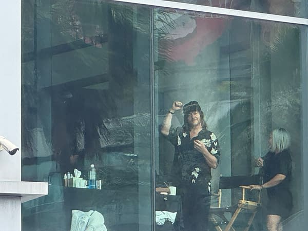 When Darly Dixon Waves From The Window At San Diego Comic-Con