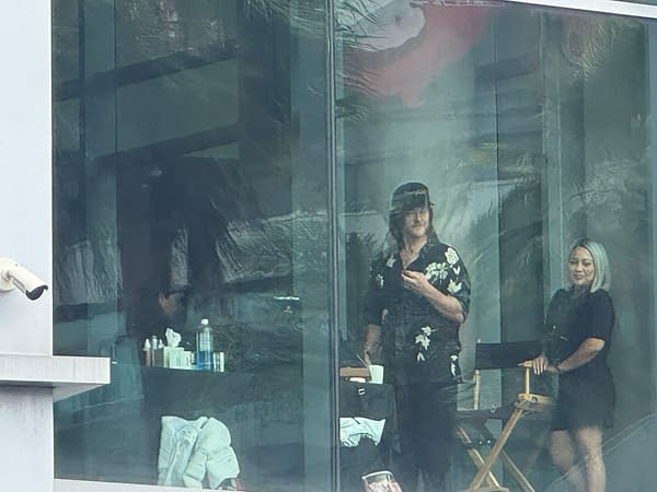 When Darly Dixon Waves From The Window At San Diego Comic-Con