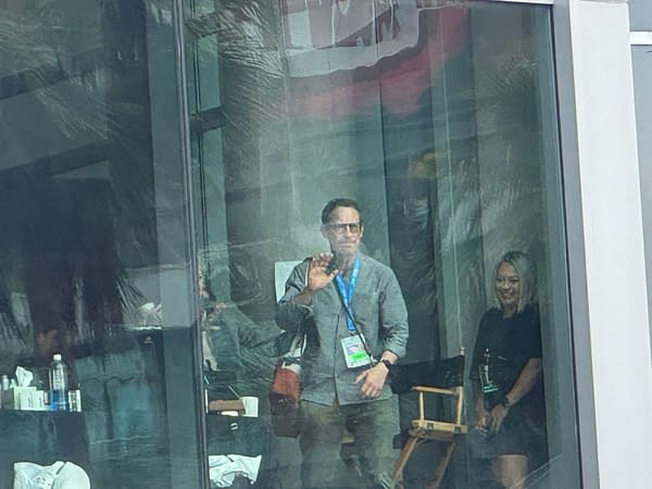 When Darly Dixon Waves From The Window At San Diego Comic-Con