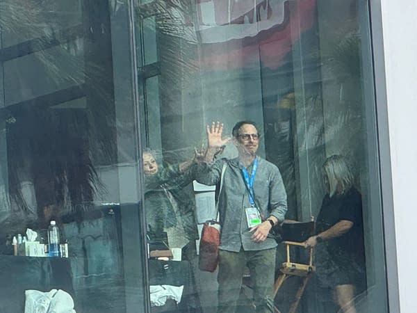 When Darly Dixon Waves From The Window At San Diego Comic-Con