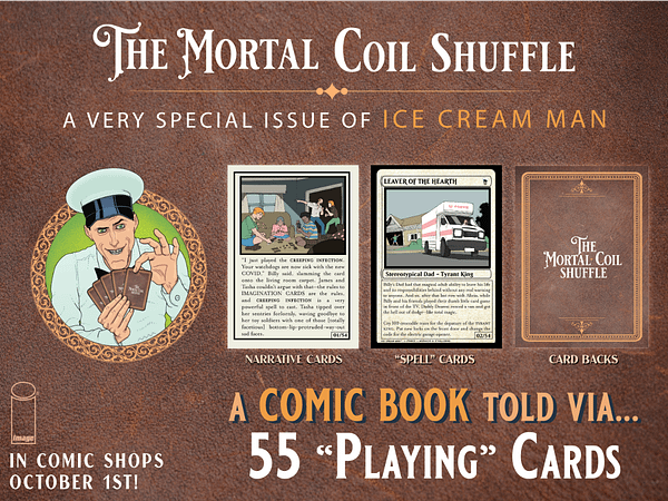 Ice Cream Man: The Mortal Coil Shuffle Printed Once On A Deck Of Cards