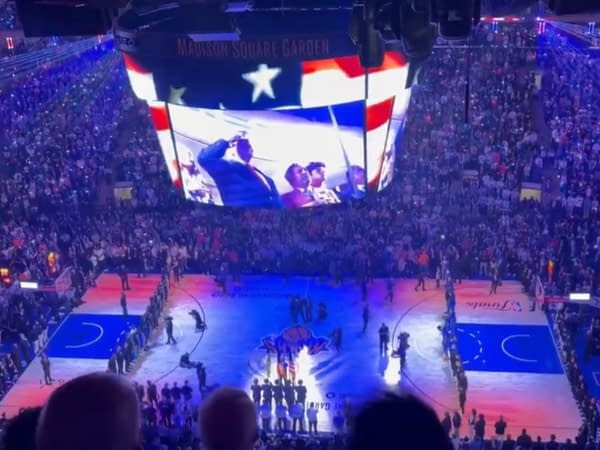 Knicks Fans Rain Down Boos on Trump as MSG "Welcome" to NBA Finals