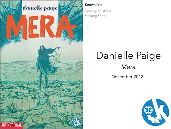 Dorothy Must Die's Danielle Paige Talks Mera &#8211; and How it Started as an Aquaman Little Mermaid Story