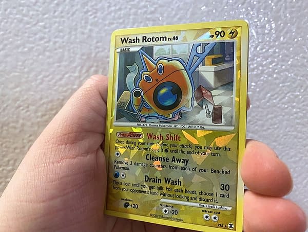 Wash Rotom. Credit: Pokémon TCG
