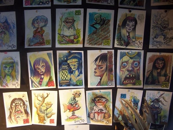 50 New Paintings by Mark Stafford as Cartoon Museum Bonuses