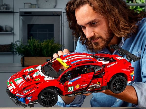 Build the Ferrari 488 GTE with New LEGO Technic Model