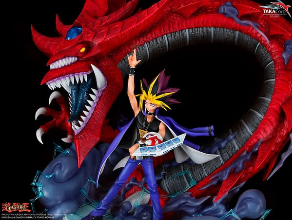 Taka Corp Studio Reveals New Yu-Gi-Oh Slifer the Sky Dragon Statue
