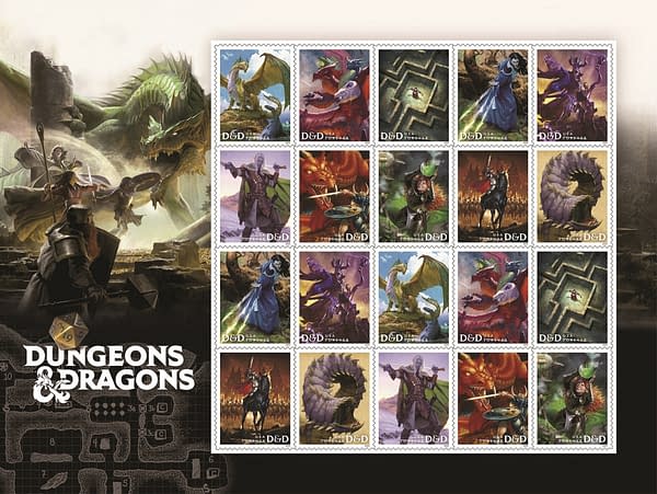 Dungeons & Dragons va publier des timbres USPS spéciaux