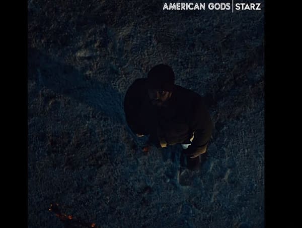 American Gods star Ricky Whittle (Image: STARZ)