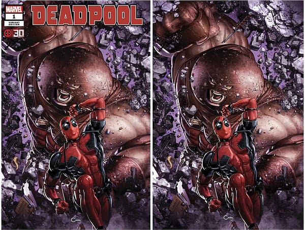 Deadpool & Venom Acetate Variant Black Flag Covers to FanExpo Boston?