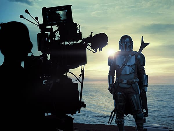 The Mandalorian Season 2 Goes Gallery; Robert Rodriguez/Baby Yoda Jam