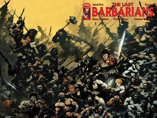 Cover image for LAST BARBARIANS #5 (OF 5) CVR C HABERLIN