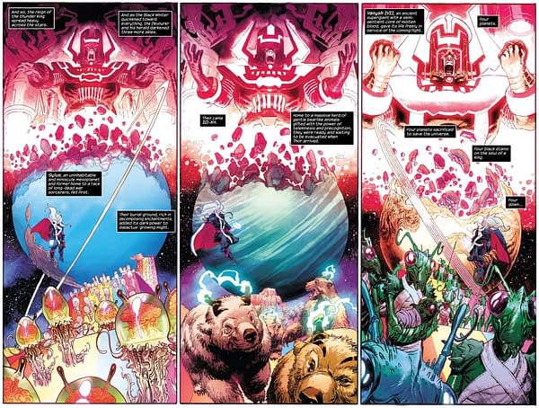 What Happened Between These Panels Of Thor #4?