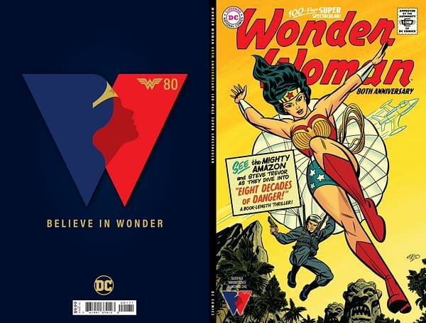 Cover image for WONDER WOMAN 80TH ANNIVERSARY 100-PAGE SUPER SPECTACULAR #1 (ONE SHOT) CVR G MICHAEL CHO SILVER AGE VAR