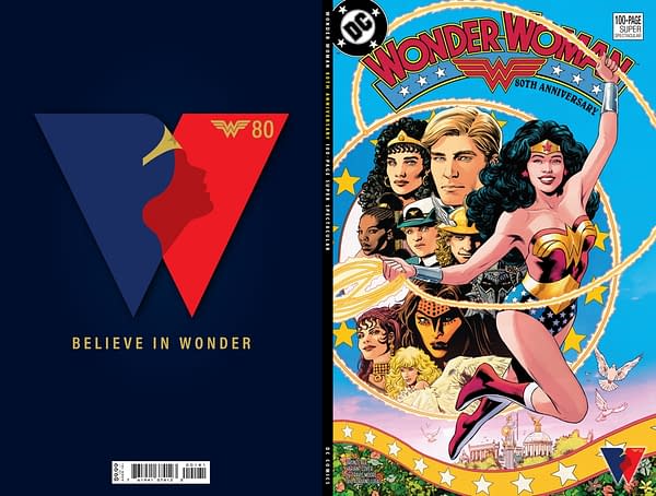 Cover image for WONDER WOMAN 80TH ANNIVERSARY 100-PAGE SUPER SPECTACULAR #1 (ONE SHOT) CVR H TRAVIS MOORE BRONZE AGE VAR