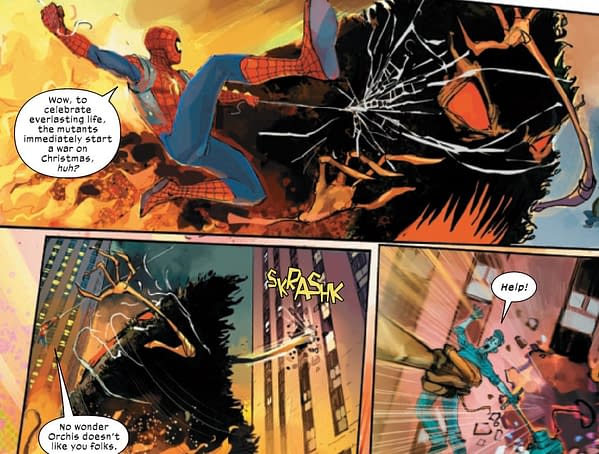 Spider-Man And His Amazing Friends Caught in The Dark Web Inferno