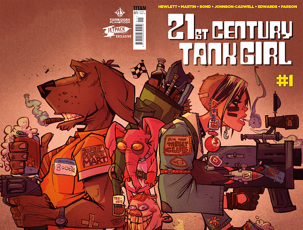 21st Century Tank Girl #1 Forbidden Planet_Jetpack Comics variant