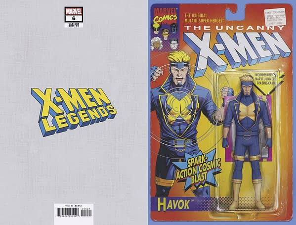 Cover image for JUN210647 - X-MEN LEGENDS #6 CHRISTOPHER ACTION FIGURE VAR, by (W) Peter David (A / CA) Todd Nauck, in stores Wednesday, August 11, 2021 from MARVEL COMICS