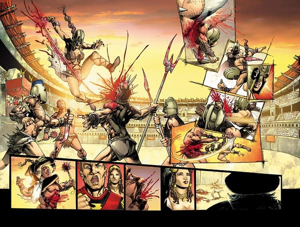 First Look at Dan Gordon & John Stanisci TV Graphic Novel Gladiatrix
