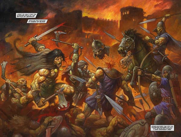 Interior preview page from Conan the Barbarian #25