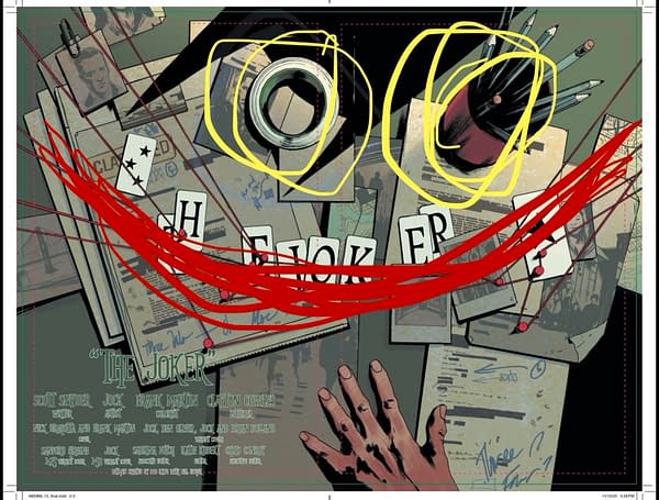 Jock Reveals Absolute Joker Double Splash Page From Absolute Batman #15