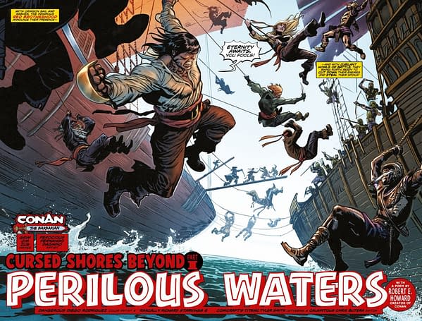 Interior preview page from Conan the Barbarian #33