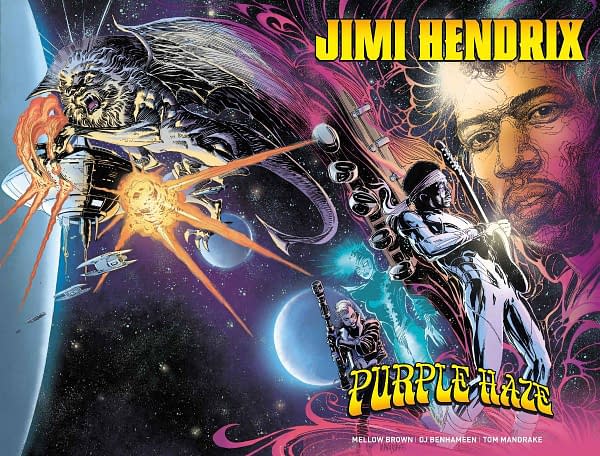 Cover image for JIMI HENDRIX PURPLE HAZE REG ED HC (MR)