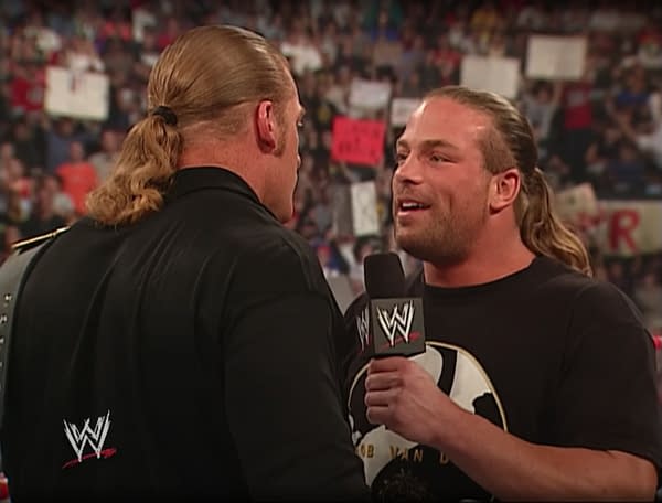 Rob Van Dam confronts Triple H
