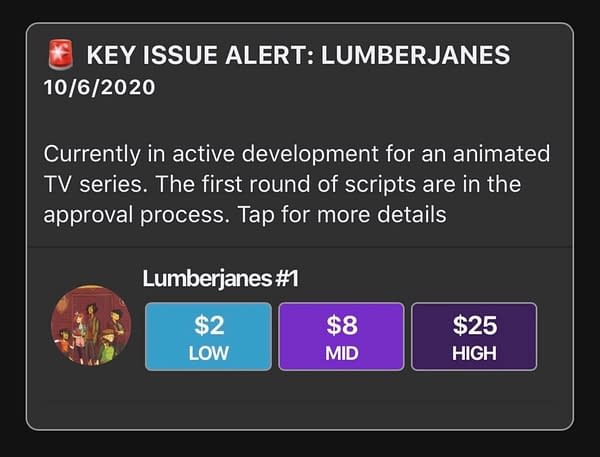 Speculator Corner: Lumberjanes Prices Double Following HBO Max Announcement