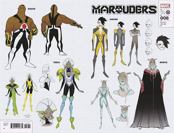 Cover image for MARAUDERS 8 CARLINI NEW CHARACTER WRAPAROUND DESIGN VARIANT