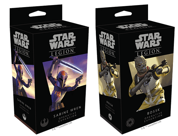 Sabine and Bossk Blast Their Way into Star Wars: Legion