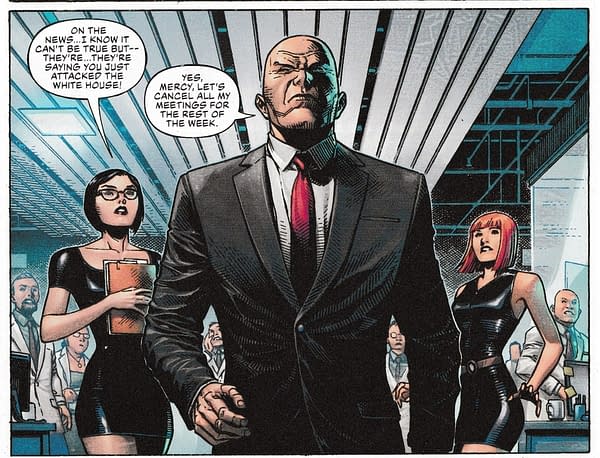 Now Lez Luthor Attacks Donald Trump in DC's Year Of The Villain #1 (Spoilers)