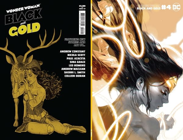 Cover image for WONDER WOMAN BLACK & GOLD #4 (OF 6) CVR B JOSHUA MIDDLETON VAR