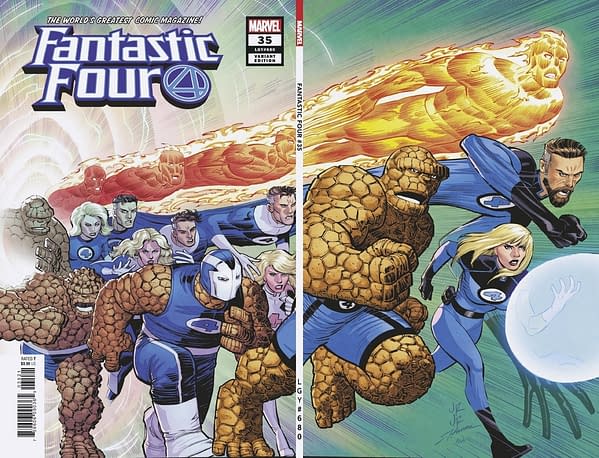 Cover image for FANTASTIC FOUR #35 JRJR VAR