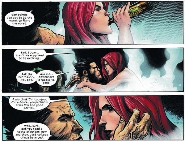 The Ballad of Wolverine and Jean Grey in Today's X-Force #10 (Spoilers).