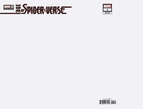 Cover image for EDGE OF SPIDER-VERSE 1 BLANK COVER VARIANT