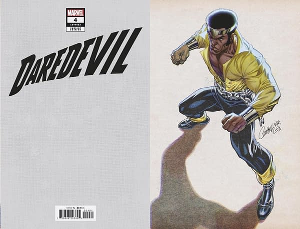 Cover image for DAREDEVIL 4 JS CAMPBELL ANNIVERSARY VIRGIN VARIANT