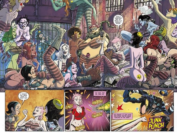 Interior preview page from Junk Punch #4