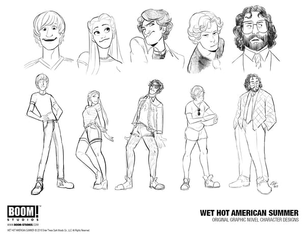 Christopher Hastings and Noah Hayes Are the Creative Team for BOOM!'s Wet Hot American Summer Comic