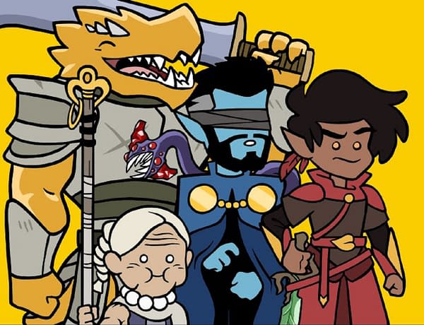The characters from The C-Team, courtesy of Penny Arcade.