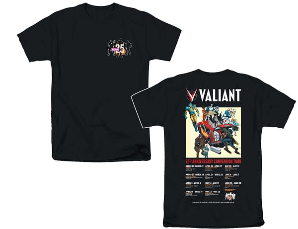 VALIANT_25th ANN CON TOUR t-shirt