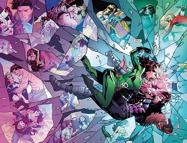 Rogue and Gambit #1 art by Pere Perez and Frank D'Armata