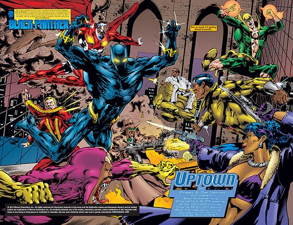 Marvel Knights: Black Panther #17 art by Sal Velluto, Bob Almond, and Brad Vancata