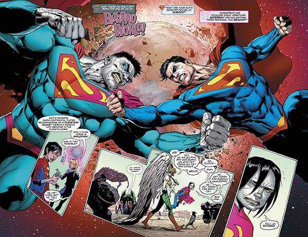 Superman #44 art by Doug Mahnke, Jamie Mendoza, and Wil Quintana