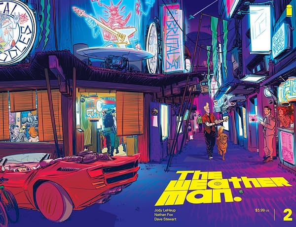 Behold: Nathan Fox's Limited Edition Wraparound Variant for The Weatherman #2