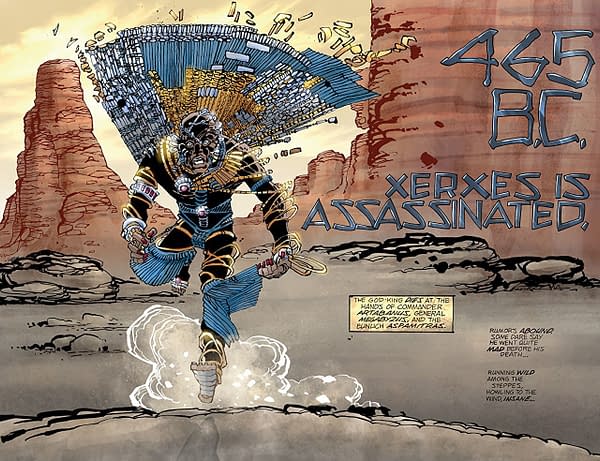 Xerxes #3 art by Frank Miller and Alex Sinclair