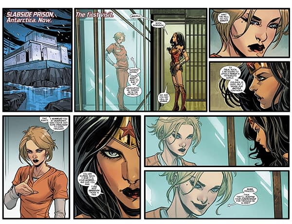 Wonder Woman #51 art by Laura Braga and Romulo Fajardo Jr.