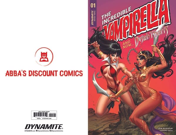 All the Retailer Exclusive Covers of Dejah Thoris/Vampirella #1