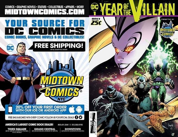 Want Your Comic Store's Logo on the Front Cover of DC's Year Of The Villain #1? Just Order Five Thousand Copies